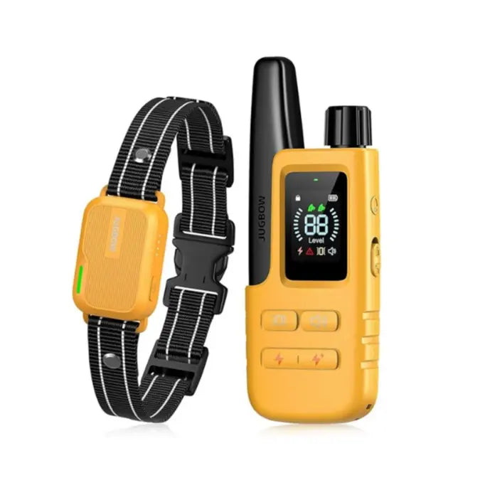 JUGBOW Dog Training Collar 4500FT Dog Training Behavior Aid, Remote IPX8 Waterproof with 4 Training Modes, Outdoor Rechargeable E-Collar DT61 #Summervibes #petlovers