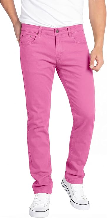 WULFUL Men's Slim Fit Skinny Stretch Comfy Jeans Denim Pants