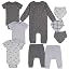 Gerber Baby 9-piece Baby Gift Set for Newborn Boys & Girls – Premium Cotton Baby Essentials Layette Set