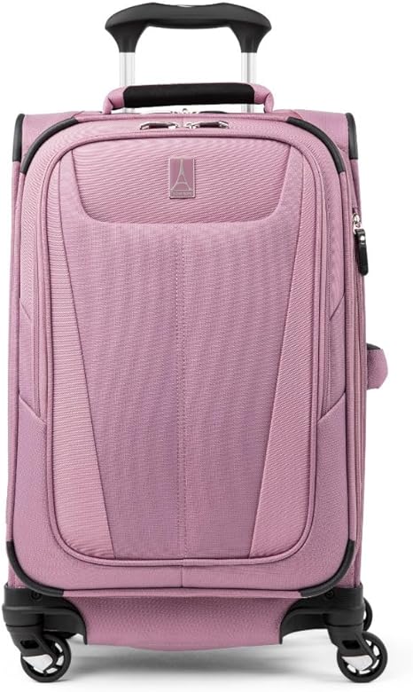 Travelpro Maxlite 5 Softside Expandable Luggage with 4 Spinner Wheels, Lightweight Suitcase, Men and Women, Black, Carry-on 21-Inch